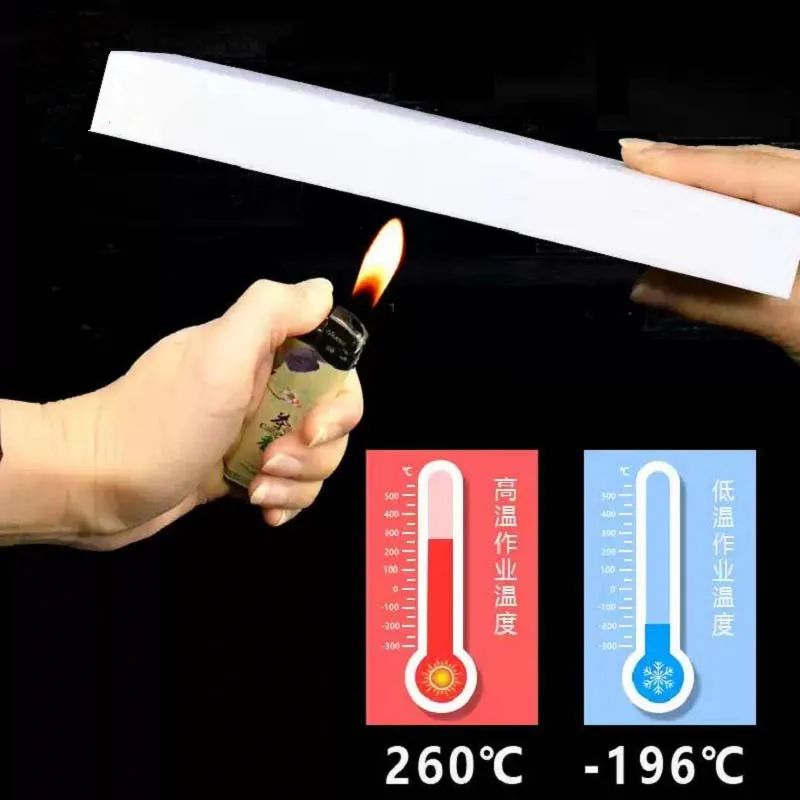 Hoja de PTFE de 1mm/2mm/3mm de espesor, bloque de tablero de PTFE, placa de Polytef, mecanizado anticorrosión, procesamiento de modelos para juntas de ingeniería