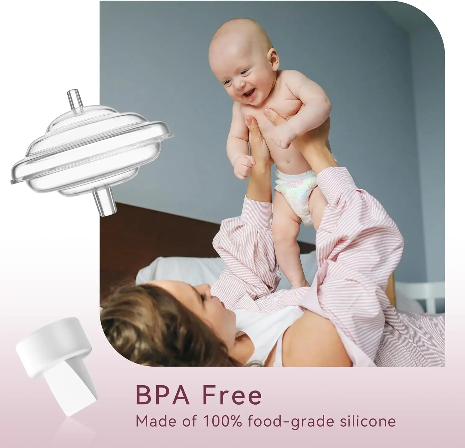 Piezas de extractor de leche para Spectra, reemplazar tubos de válvulas de pico de pato, membrana protectora de reflujo para Spectra S1 S2 9 Plus Synergy Gold