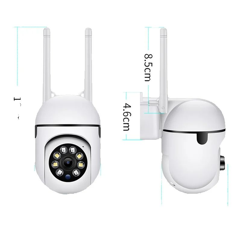 V360 pro 2K 5MP WiFi Camera CD CARD/2.4 Inch Screen Video Call Answer AI Detect Two Way Audio Color Night Vision 2MP Indoor
