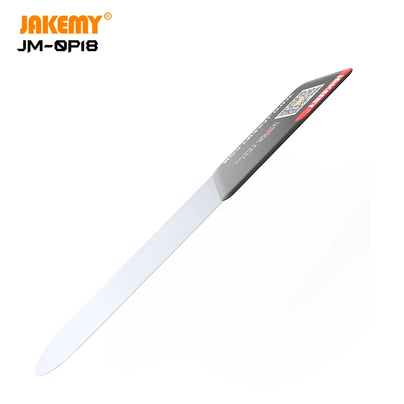 JAKEMY 0.1 มม.Ultra Thin Pry เปิดการ์ดสําหรับโทรศัพท์มือถือหน้าจอโค้งถอดชิ้นส่วนซ่อมเครื่องมือ