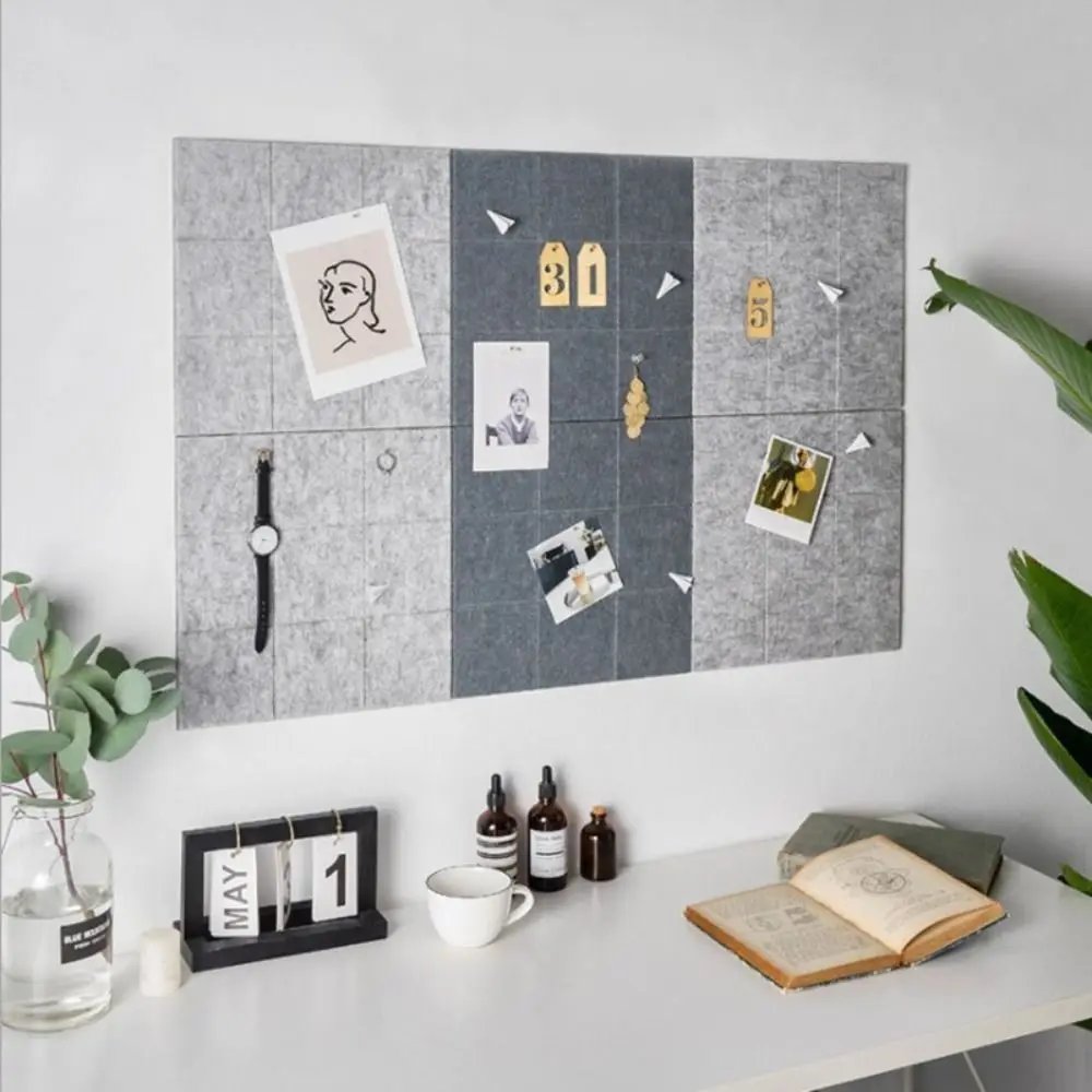 Soundproof panel Photo Background Board INS Background Wall Painting Works Message Board Notice Photo Felt Display Board Walls