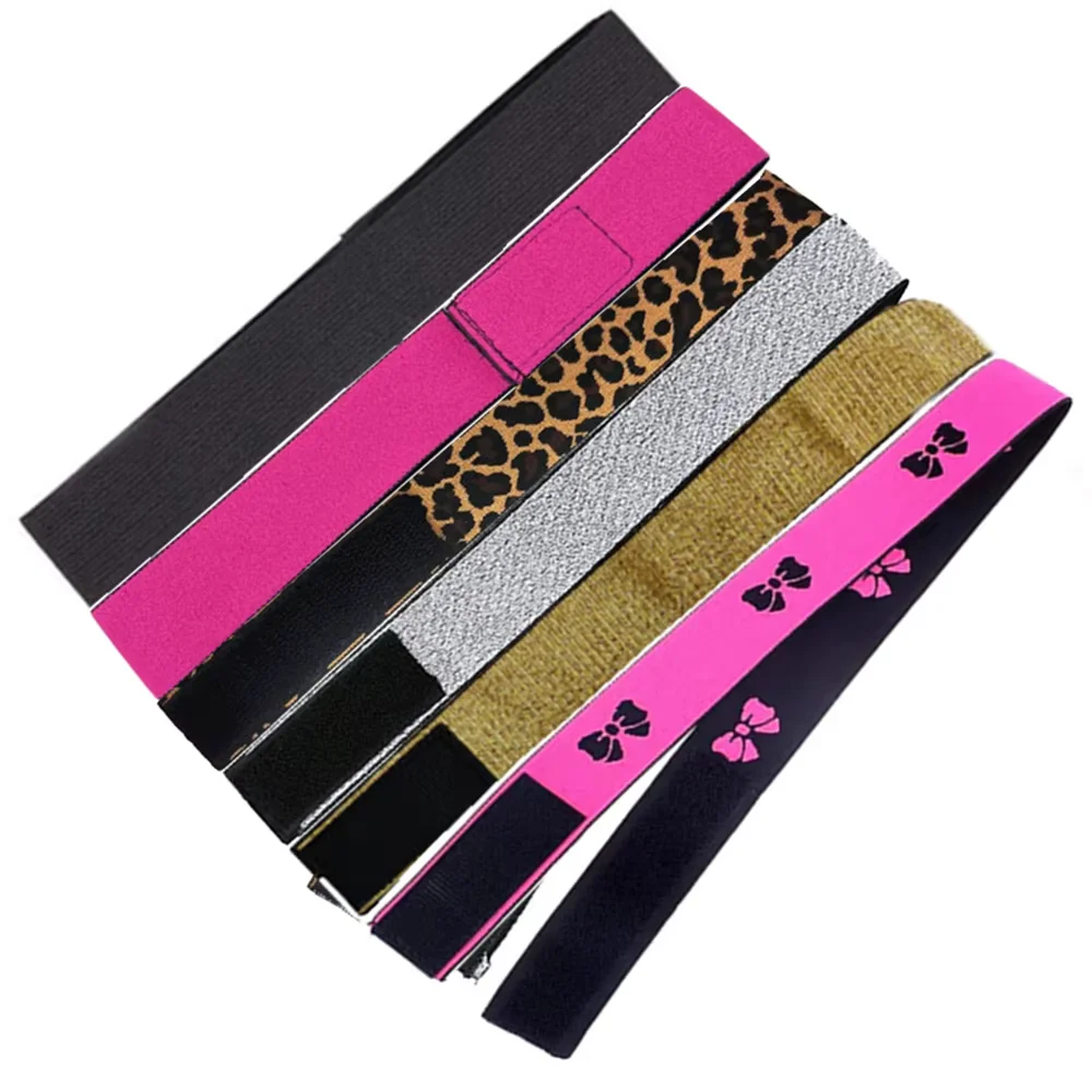 5 Stück elastische Bänder für Perücken, verstellbare Lace-Front-Perückenkanten-Schmelzbänder für Frauen, rutschfeste magische Schnalle, mehrfarbiges Weihnachtsgeschenk