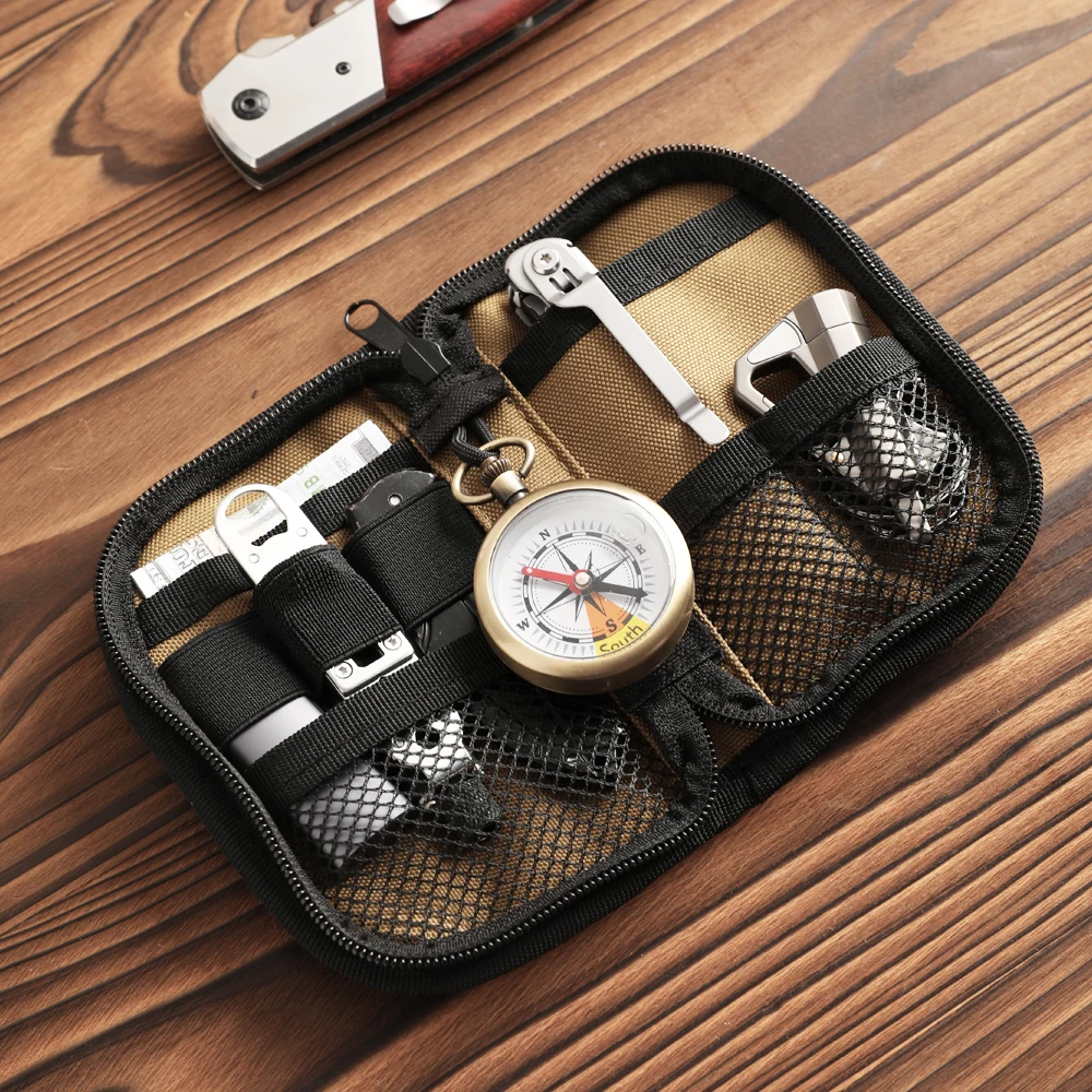 Kosibate EDC Pouch Pocket Organizer for Men Tool Pocket Storage EDC Gears