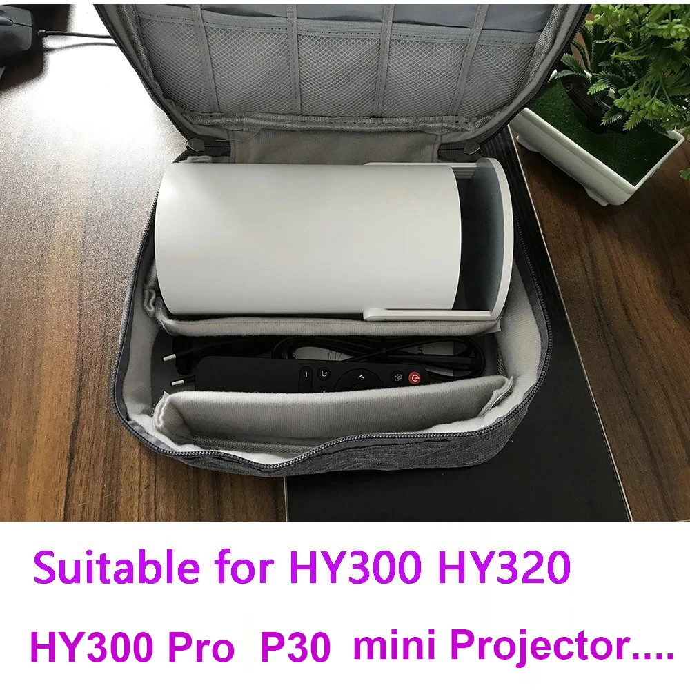 Smartldea Projector Case Carrying Bag for Mini Projector HY300 HY300 Pro HY320 P30... Travel Carrying-Bag Storage for projectors