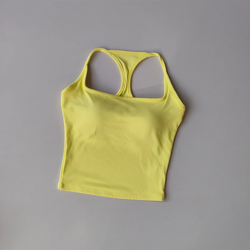 เสื้อกีฬากันกระแทก I-รูปกลับ Quick-drying เสื้ออเนกประสงค์สีตัดกันพิลาทิสโยคะเสื้อกั๊กฟิตเนส Bra สําหรับผู้หญิง