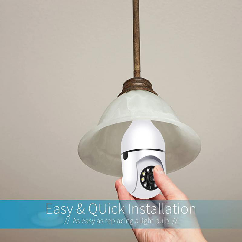 4G WiFi IP Camera E27 Lamp Cam 3MP Draadloze Babyfoon AI Tracking Beveiliging Video Surveillance Huisdier Cam SmartLife indoor