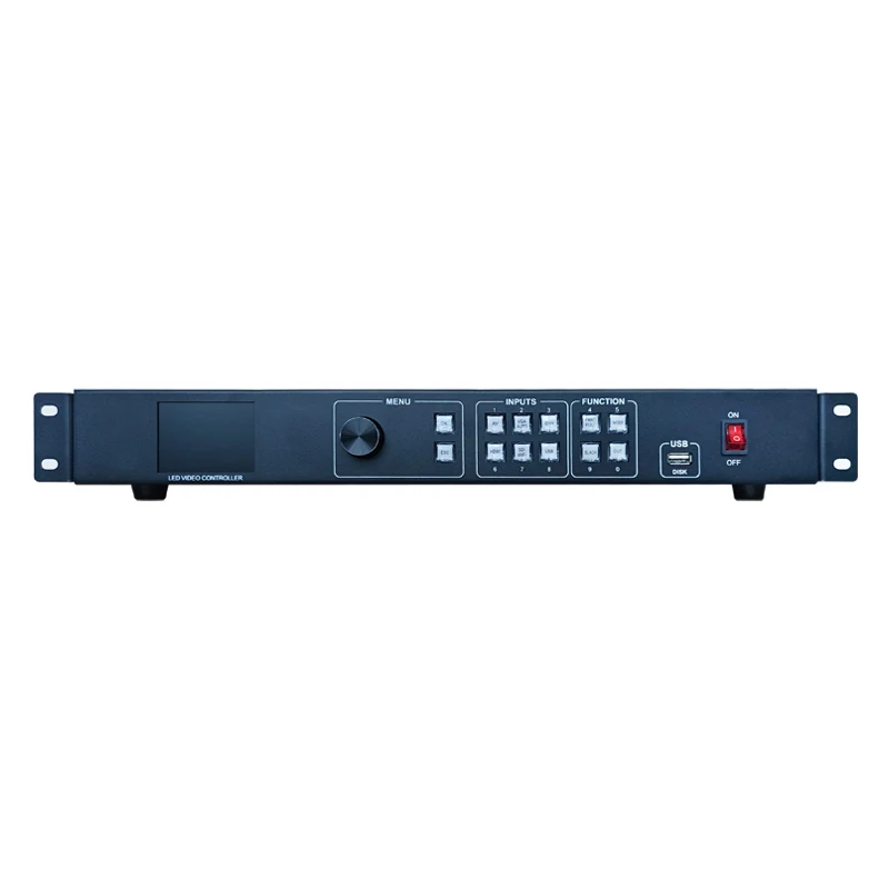 Controller video LED AMS VS4 Rete di commutazione continua multi-ingresso Blocco chiave di sincronizzazione audio HD per display a matrice di punti industriali