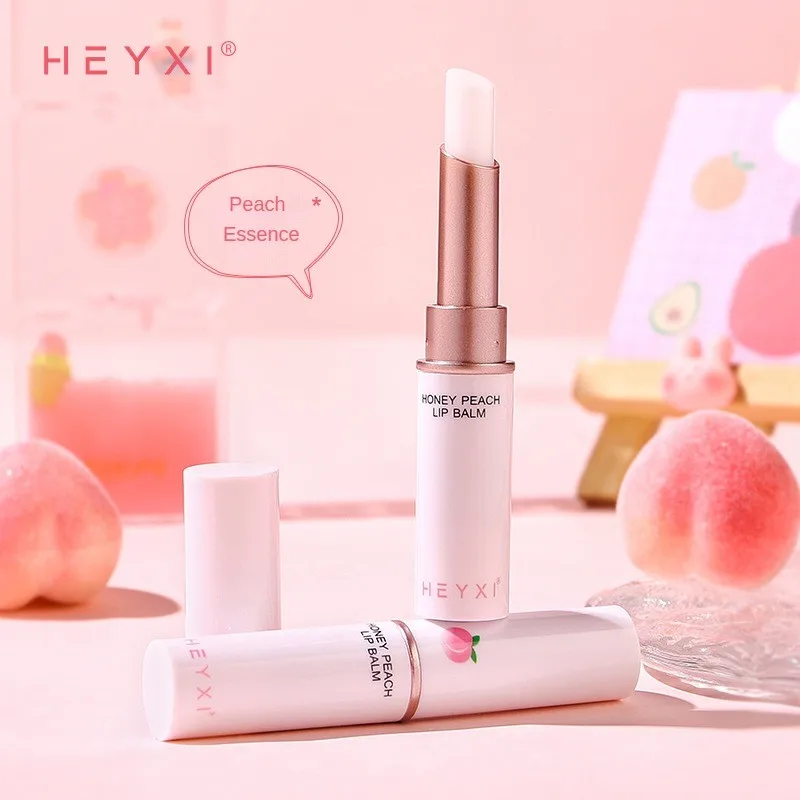 HEYXI 피치 립밤 체인지 립스틱 롱래스팅 모이스춰라이징 립 케어 2g