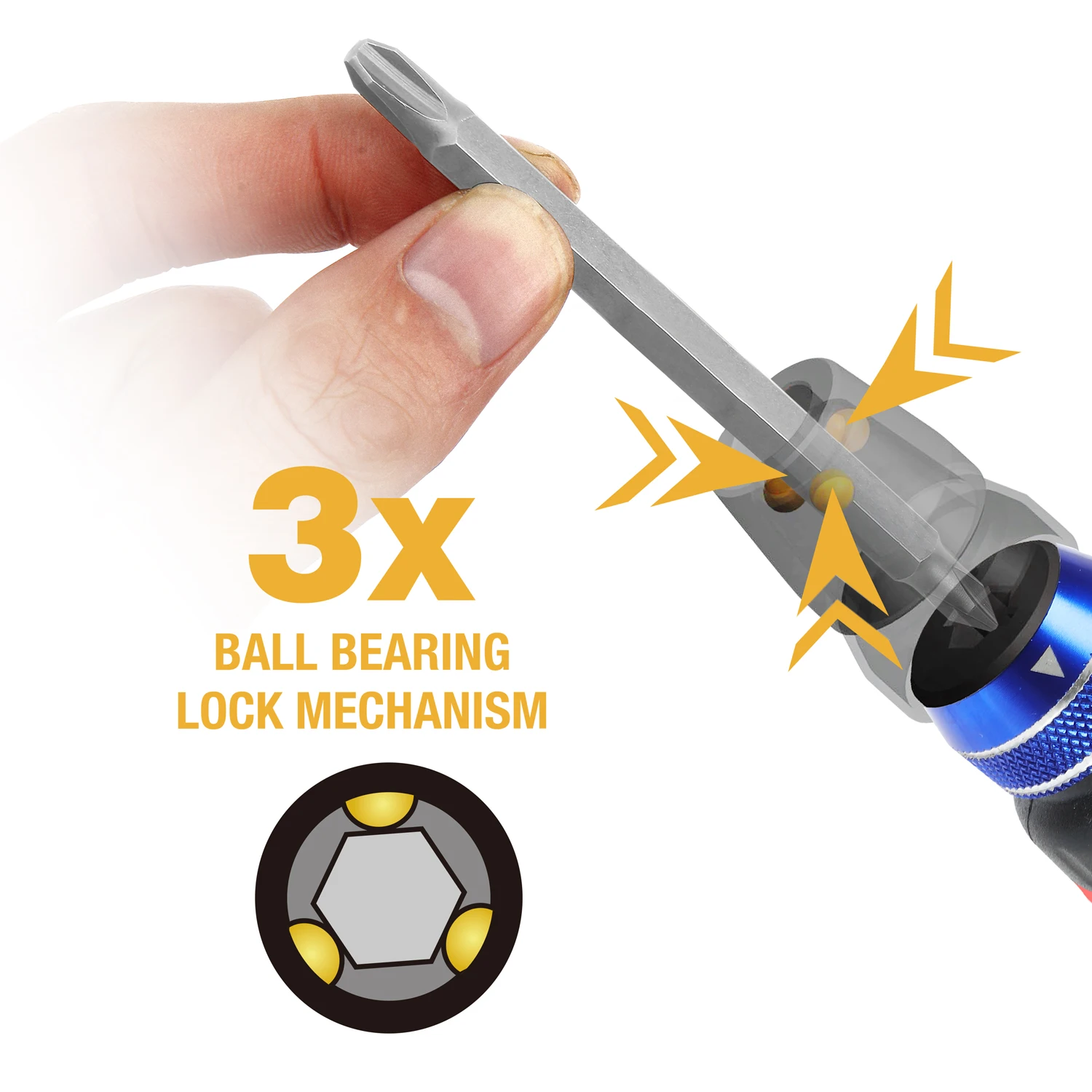 WORKPRO 12 Trong 1 Siết Vít Rãnh Phillips Tua Vít Đầu Torx Bộ Với Nhanh Tải Cơ Chế Tua Vít S2 Bit