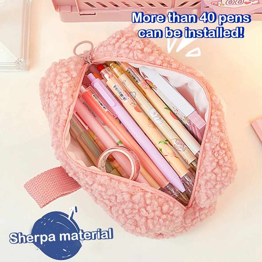 ぬいぐるみ鉛筆ケースかわいい漫画かわいいカブス収納袋化粧品バッグINS韓国文具学用品