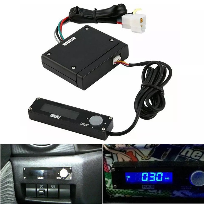 Temporizador turbo para carro branco/vermelho/bule didital display led hud universal acessórios automotivos