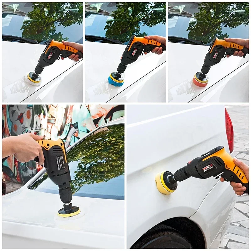 11 Stuks 3Inch Samengestelde Polijstkussens Snijden Sponzen Pads Kit Voor Auto Buffer Polijstmachine Compounding En Harsen