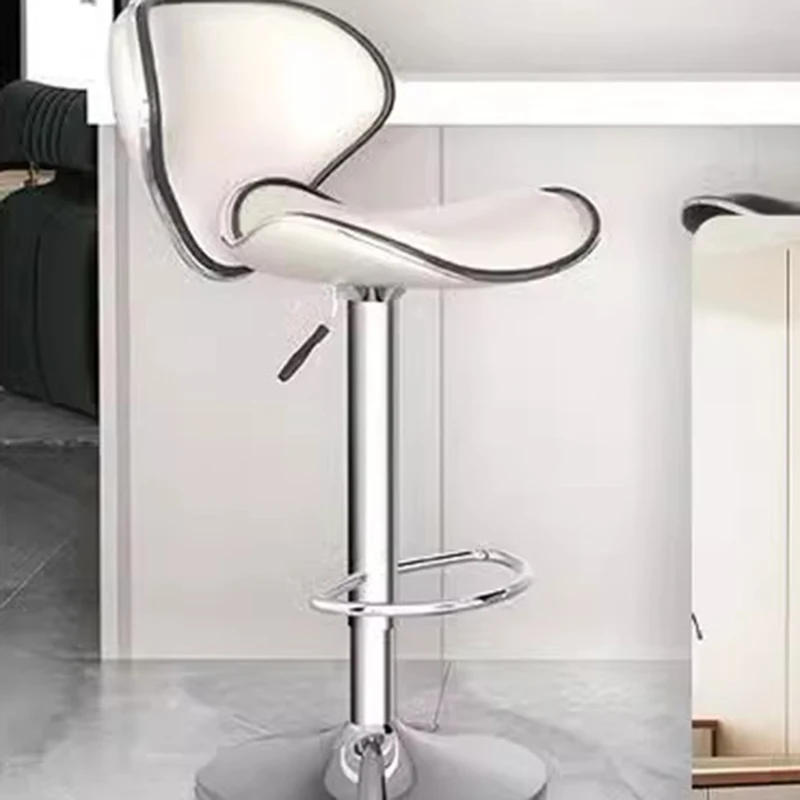 Luxuriöse Büro-Barstühle, drehbar, Designer, verstellbar, modern, minimalistisch, Barhocker, ergonomisch, weich, Taburete Alto, Wohnmöbel