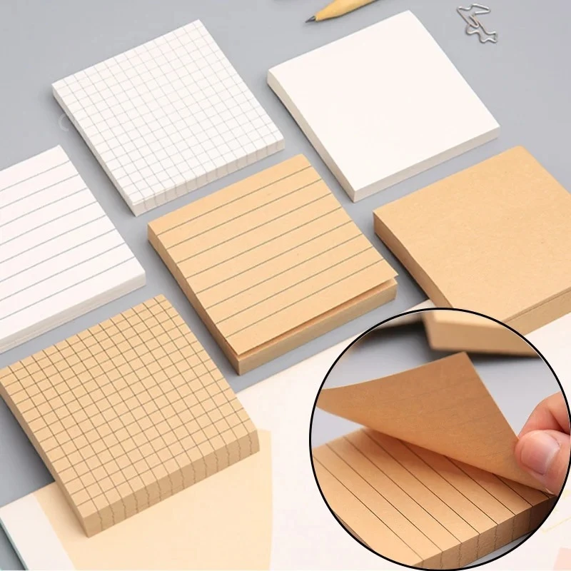 80 แผ่น Sticky Notes เครื่องเขียนสติกเกอร์สํานักงานบุ๊คมาร์ค Daily Planning เคล็ดลับโรงเรียนโน้ตบุ๊ค
