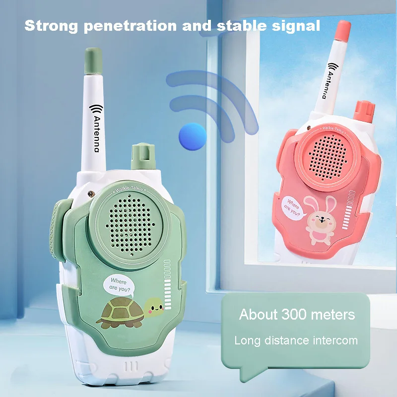 2 ชิ้น/เซ็ตเด็ก Walkie-Talkie ของเล่นเด็กปฏิสัมพันธ์ Walkie Talkies ช่วง Two WAY Receiver เด็กคริสต์มาสของขวัญ