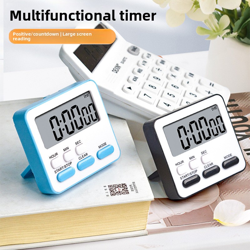 Kookwekker Alarm Countdown Studietijd Manager Visuele timer Herinnering Klok Stopwatch Tracker Keeper-apparaat