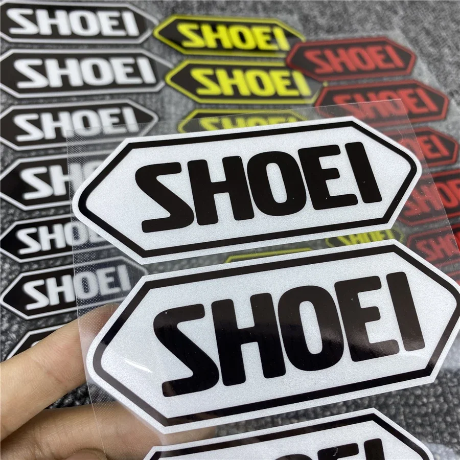 For Shoei Helm Voorruit 3M Reflecterende Stickers Moto Gp Auto Sticker Decals Racing Motorfiets 10Cm * 20cm/Set
