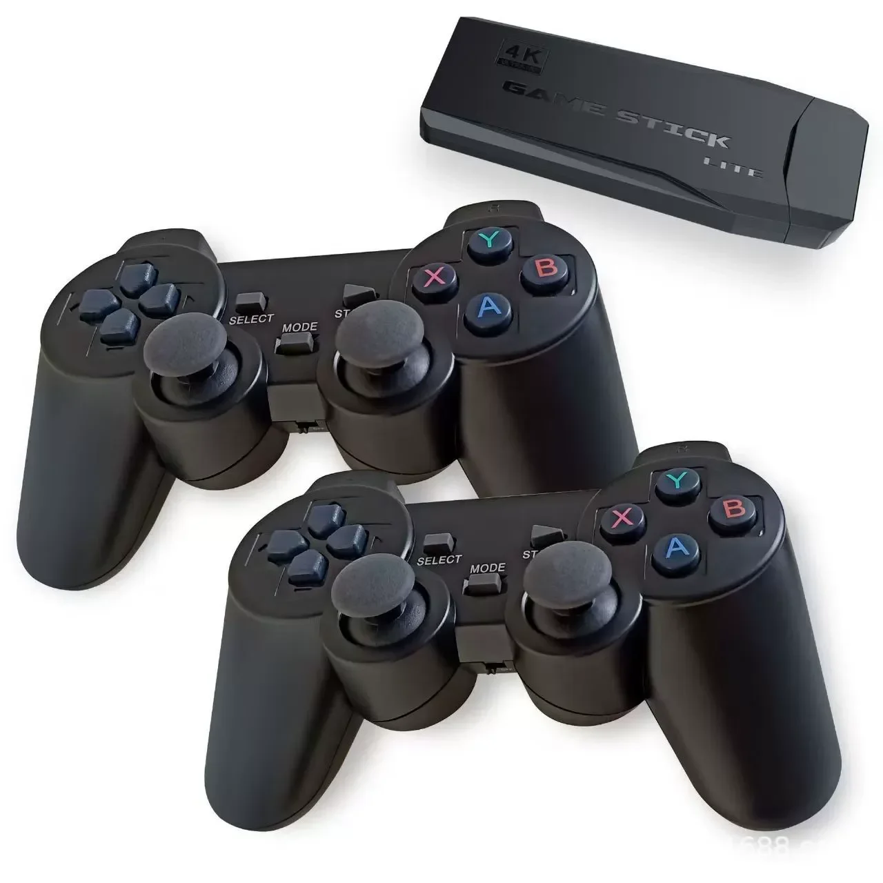 ダブルハピネス：2.4Gワイヤレスゲームパッドセット、簡単にチームアップしてゲームをプレイ。2人でクラシックゲームを一緒に楽しめます。