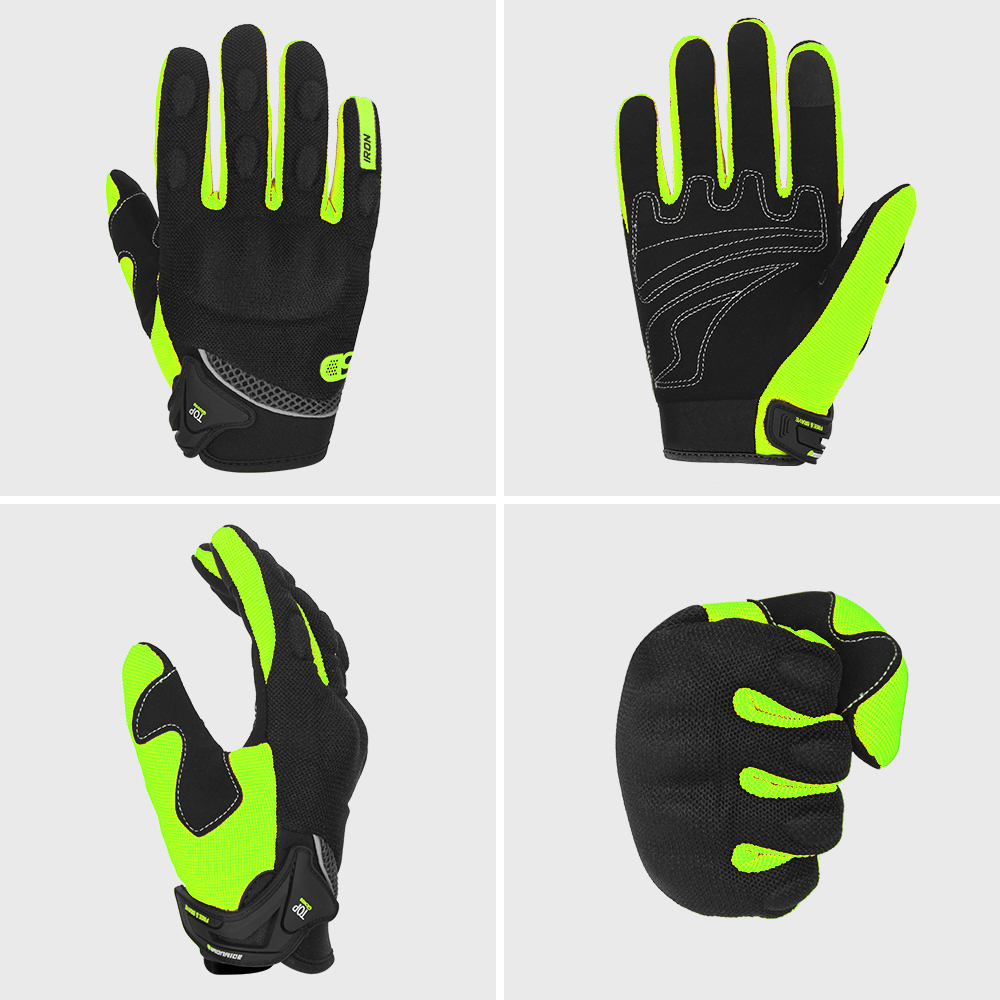 Motorrad Atmungsaktive Racing Handschuh Motorrad Voll Finger Handschuhe Motocross Motorrad Atem Mesh Touchscreen Racing Handschuh