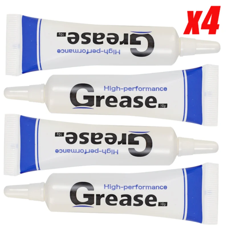 Grasa a base de litio de 10ml, lubricante de sellado de junta tórica impermeable, lubricante de mantenimiento, pegamento blanco para lubricación de rodamientos de Metal de goma