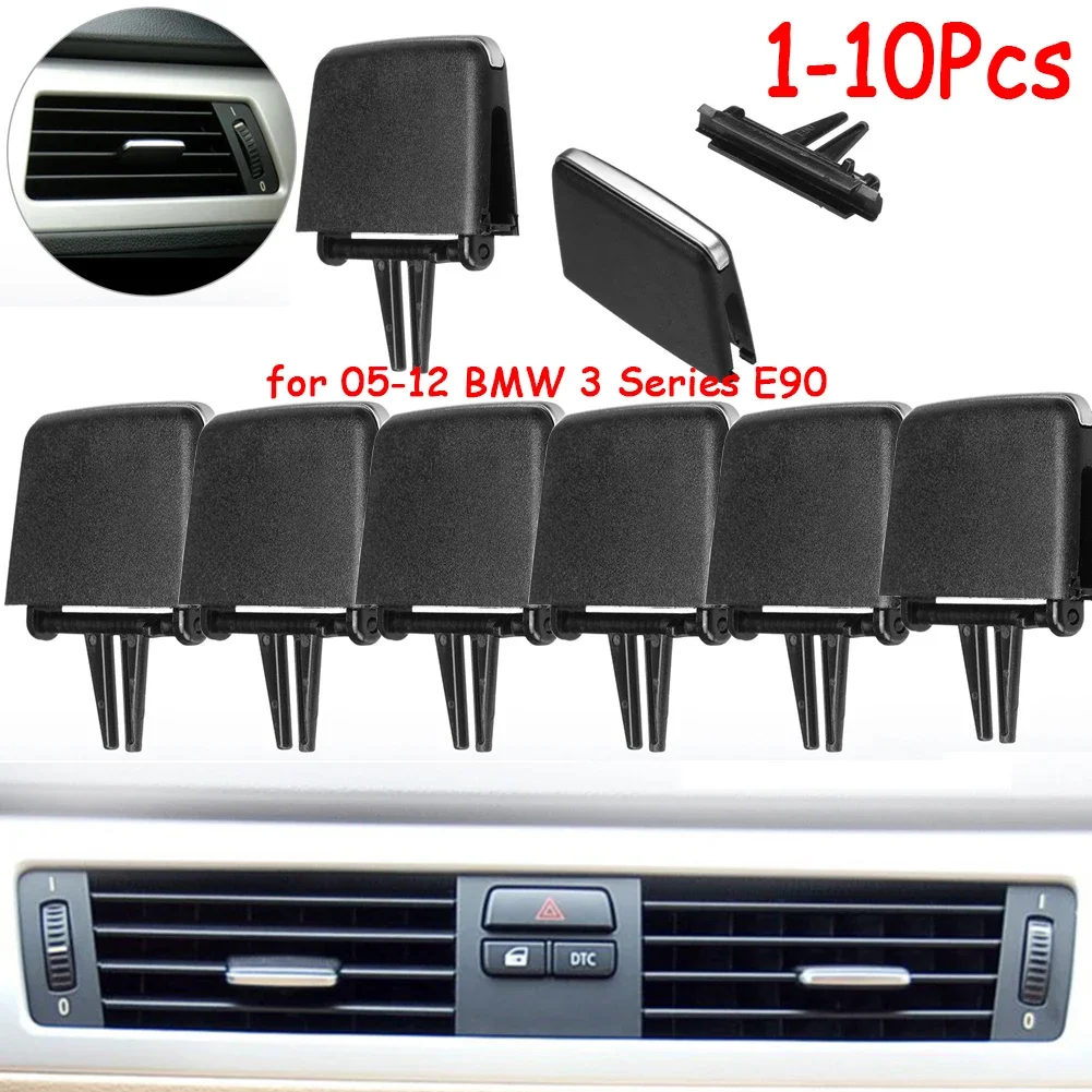 1-10szt Zestaw naprawczy przedniego wylotu wentylacji klimatyzacji samochodowej do BMW serii 3 E90 2005-2012 AC Vent Grille Slider Clip