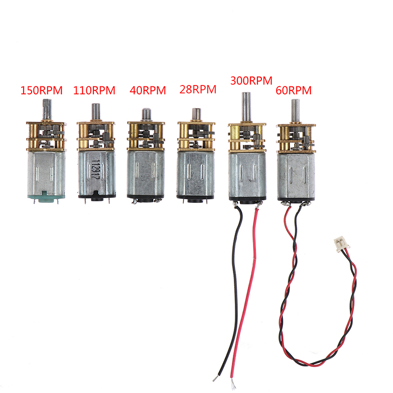 1 шт. Micro N20 мотор-редуктор медленная скорость металлический редуктор электродвигатель DIY игрушка