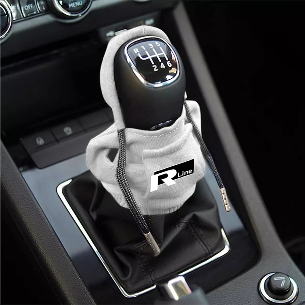 Sudadera con capucha para cambio de marchas de coche, mango Manual, accesorio para automóvil para Volkswagen VW R Golf 4 5 Passat Beetle Tiguan Rline Polo CC B6