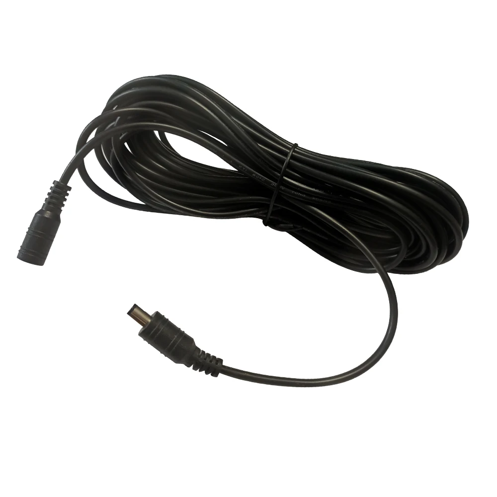 Cable de extensión CC de 1M, 3M, 5M, 10M, 2,1mm x 5,5mm, conector hembra a macho, Cable de alimentación, adaptador, extensor, Cable eléctrico negro