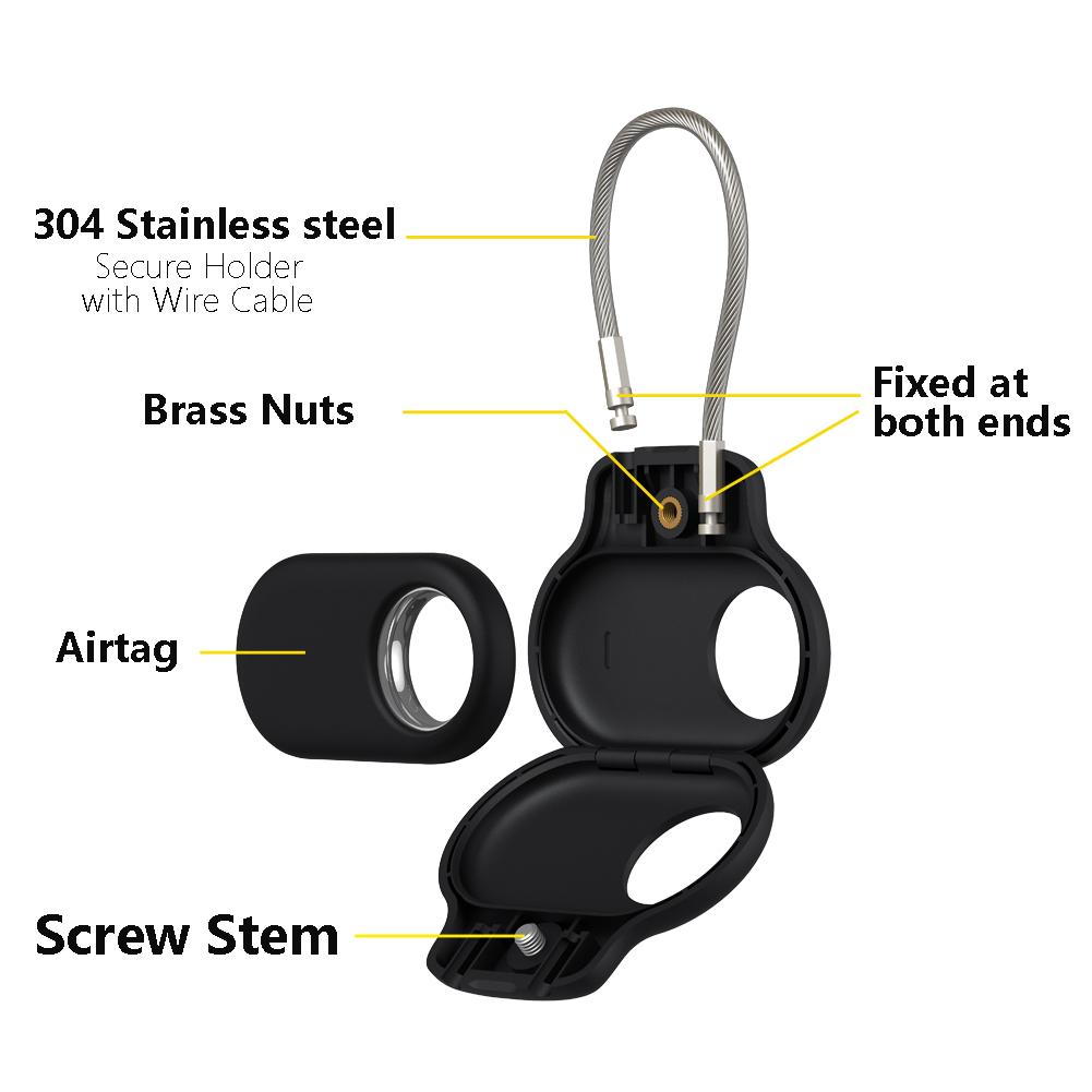 For Galaxy Smarttag 2 Protective Case Skin Cover For Samsung Galaxy Smart Tag Holder Cover ABS Shell For SmartTag2 Anti-lost