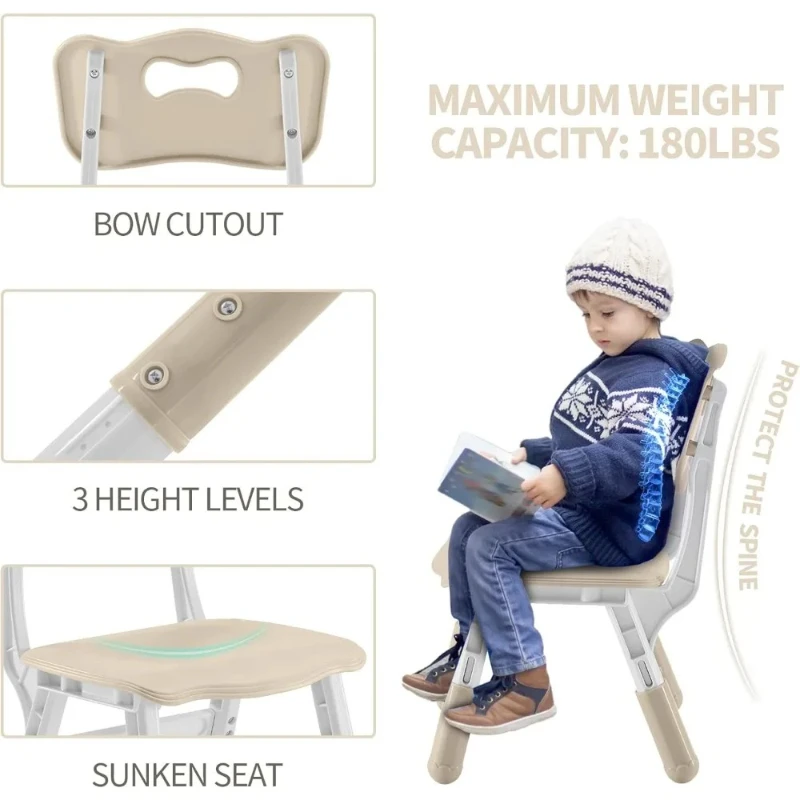 Toddler Table Baby Desk Height-Adjustable Graffiti Desktop Children Activity Children's Bookshelf Multifunctional Table Kids