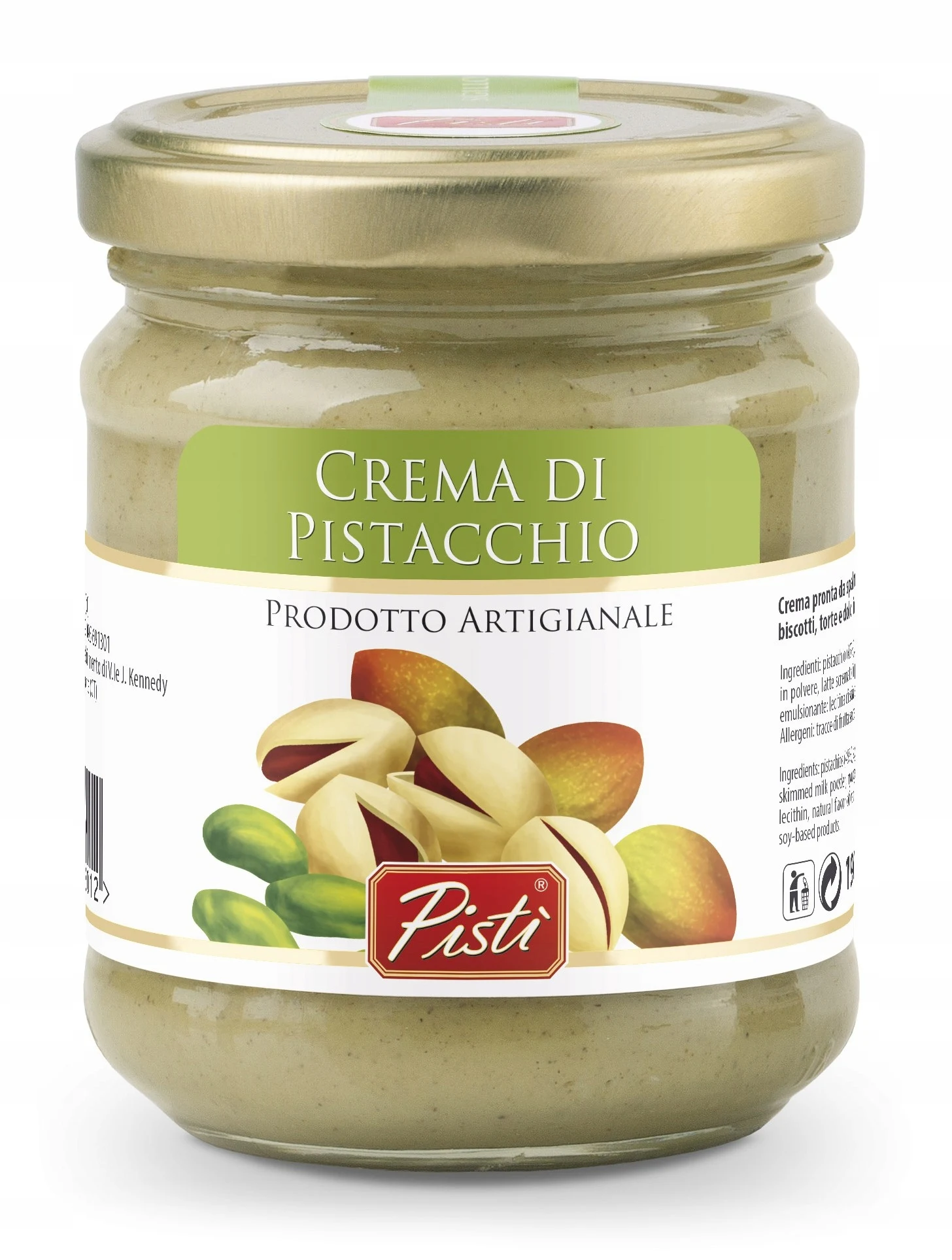 Crema la pistacchio vaso pistazien creme sizilien 200g-pisti