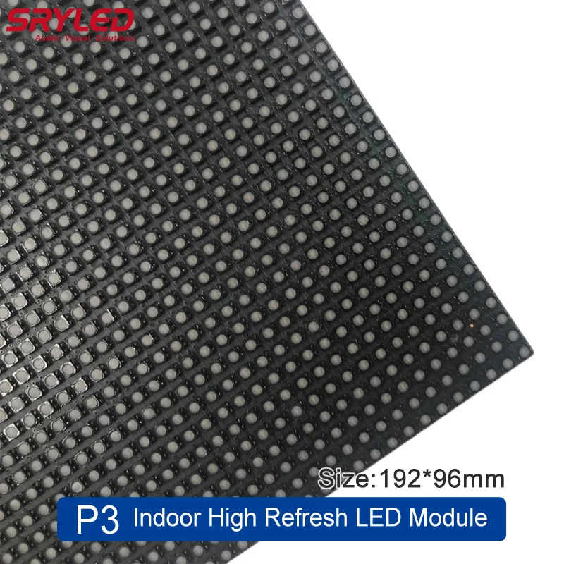 P3 Pannello pixel RGB Display HD 64x32 Dot Matrix SMD2121 Modulo Led Schermo interno Video Wall a colori 192x96mm Bacheca