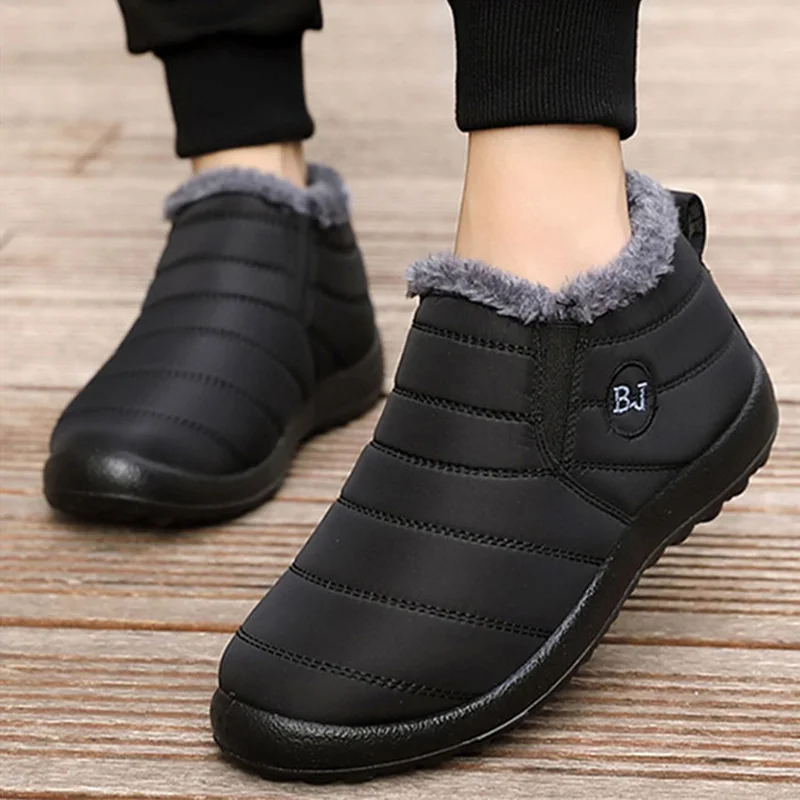 Botas de Mujer, zapatos ligeros de invierno para Mujer, botines de nieve, Botas de Mujer negras, Botas de invierno impermeables de talla grande 2022