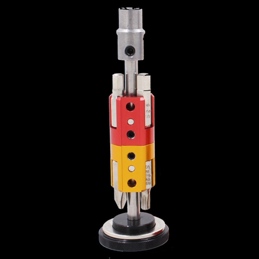 AA91 Aluminium Fiets Onzichtbare Reparatie Tool Set Multi Draagbare Kit Zeskantschroevendraaier T25 Wrench Set Ketting Klinknagel Berg