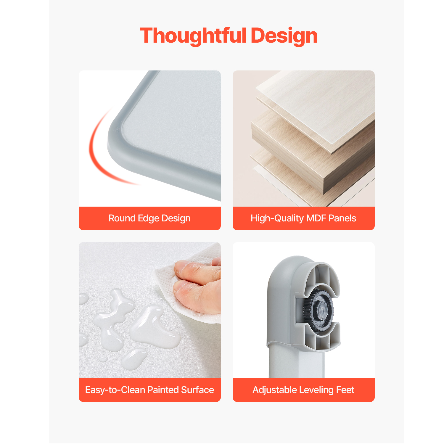 SucceBuy Kids Study Chair and Desk Set Study Desk and Chair for Kids with Table Lamp Adjustable Height  for Bedroom & Study Room