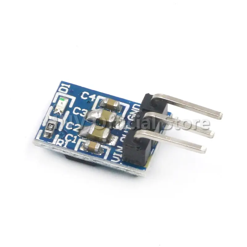 1 Chiếc AMS1117-3.3 LDO 800MA DC 5V Đến 3.3V Bước Xuống Mô Đun Cung Cấp Năng Lượng