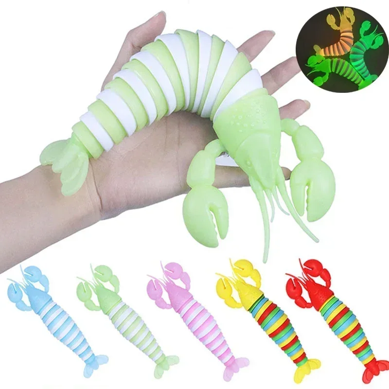 Giảm Căng Thẳng Đồ Chơi Fidget Đồ Chơi Trẻ Em Người Lớn Sên Xếp Hình Nhu Động Ngộ Nghĩnh Tôm Hùm Điện Thoại In 2022 Bán