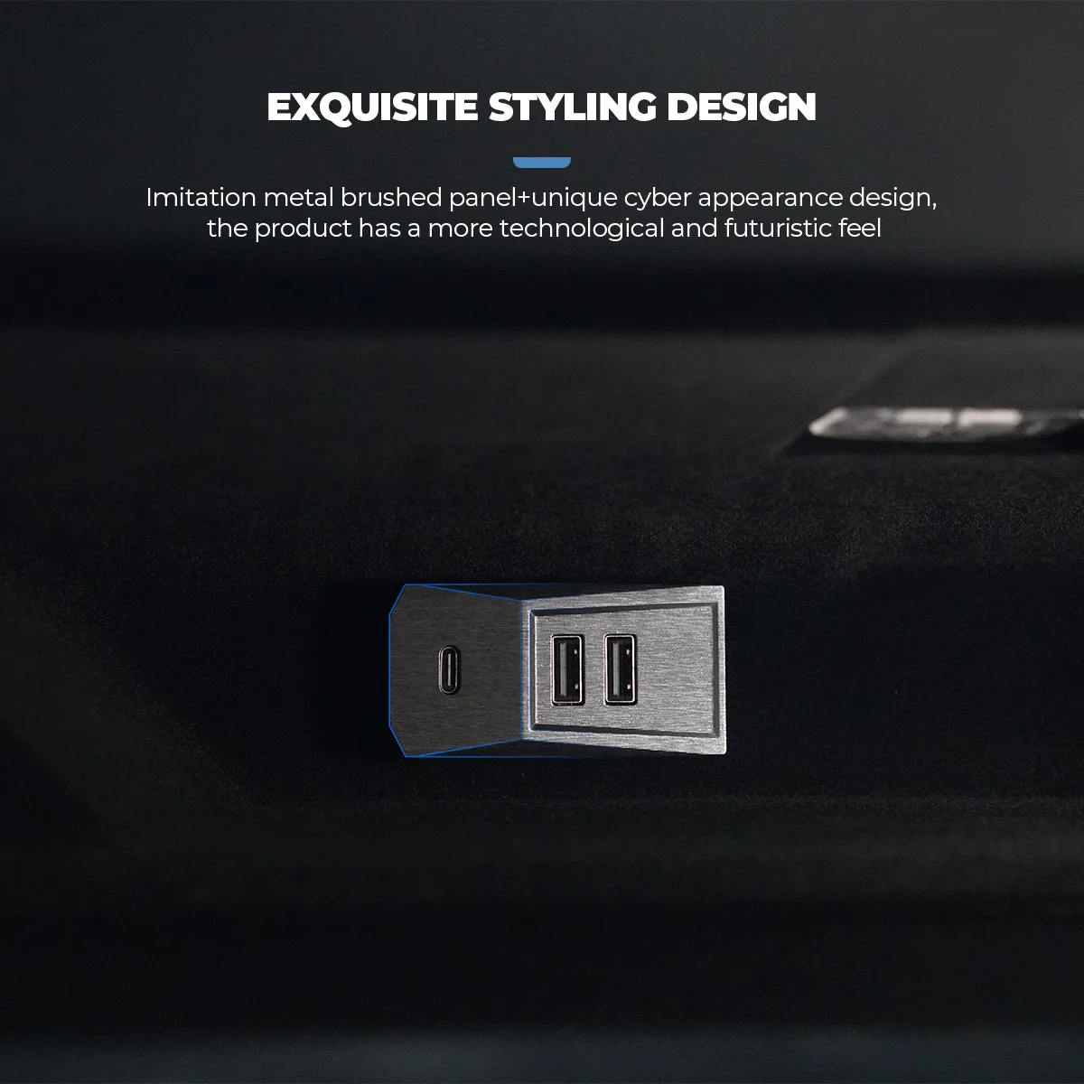 Glovebox hub usb para tesla modelo 3 modelo y highland juniper display digital divisor docking station transmissão de dados
