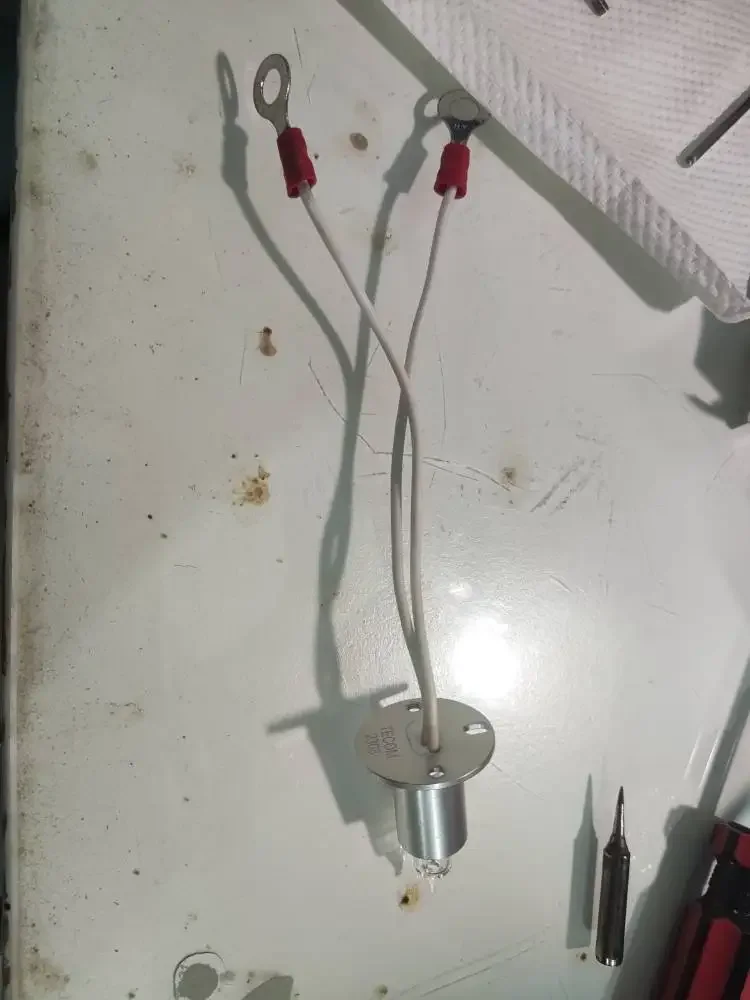Motor agitador mezclador TECOM 6030 con aguja y lámpara
