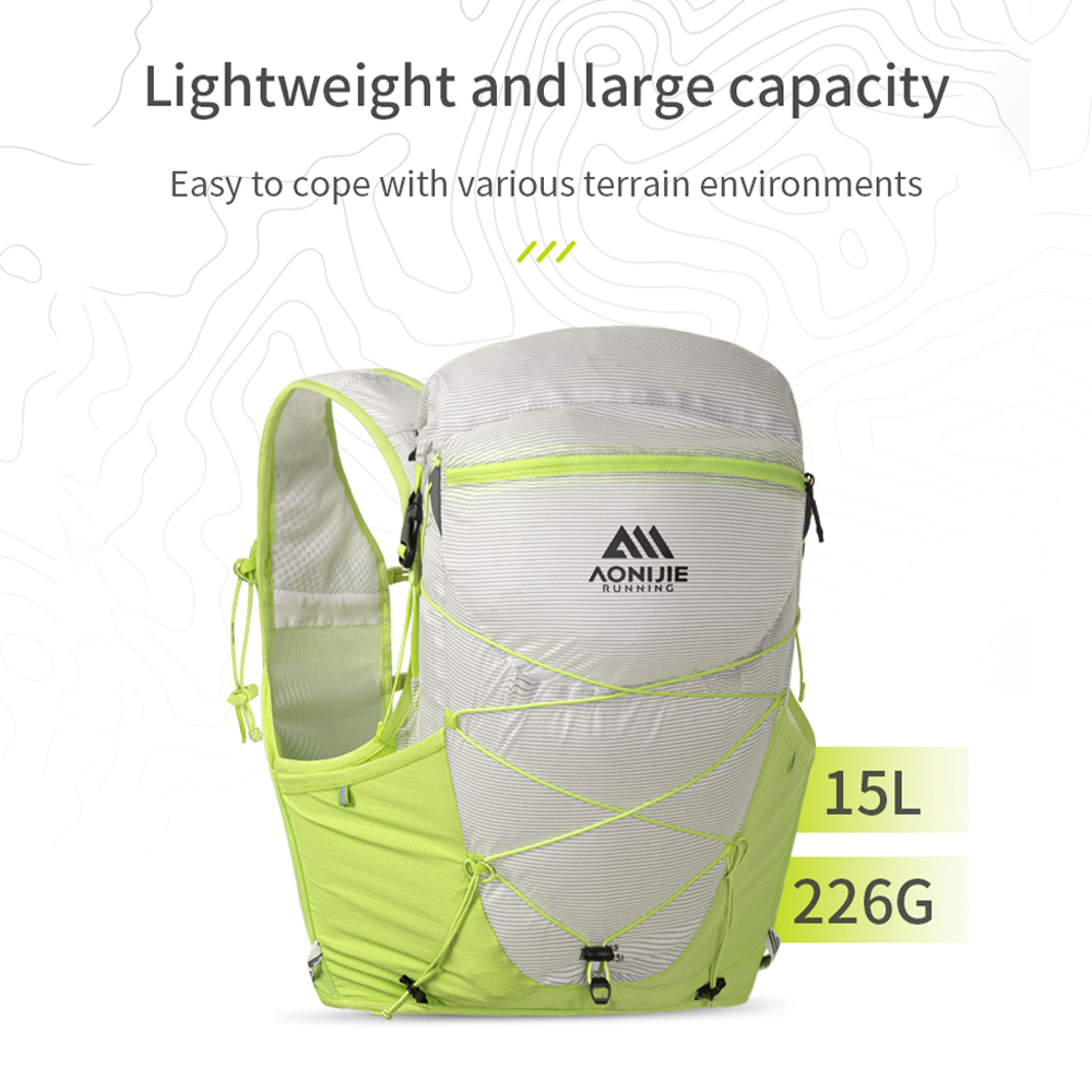 AONIJIE C9116-15L Mochila profesional para carreras de montaña de gran capacidad para ciclismo al aire libre adecuada para senderismo y montañismo