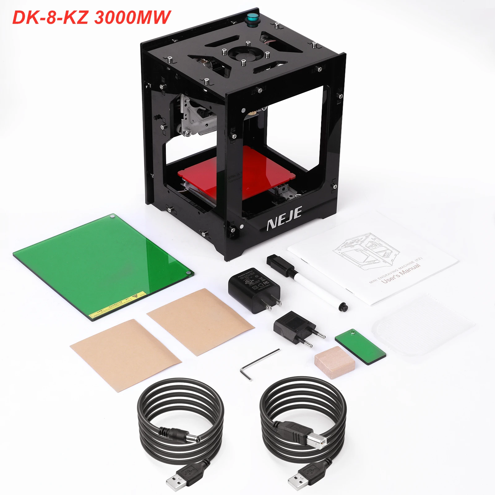 NEJE DK-8-KZ 1500/2000/3000 MW Mini-Laser-Desktop-Graviermaschine