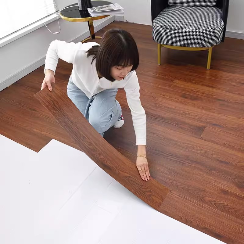 91x15cm 3d s auto-adesivo piso adesivo engrossar grão de madeira piso papel de parede 3d adesivo de parede à prova dwaterproof água quarto resistente ao desgaste sticke
