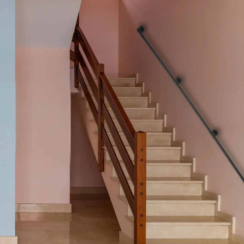 Griff Br? ?stung Treppe Handlauf Gel?nder Treppengel?nder Innen Eisen Wand 8FT