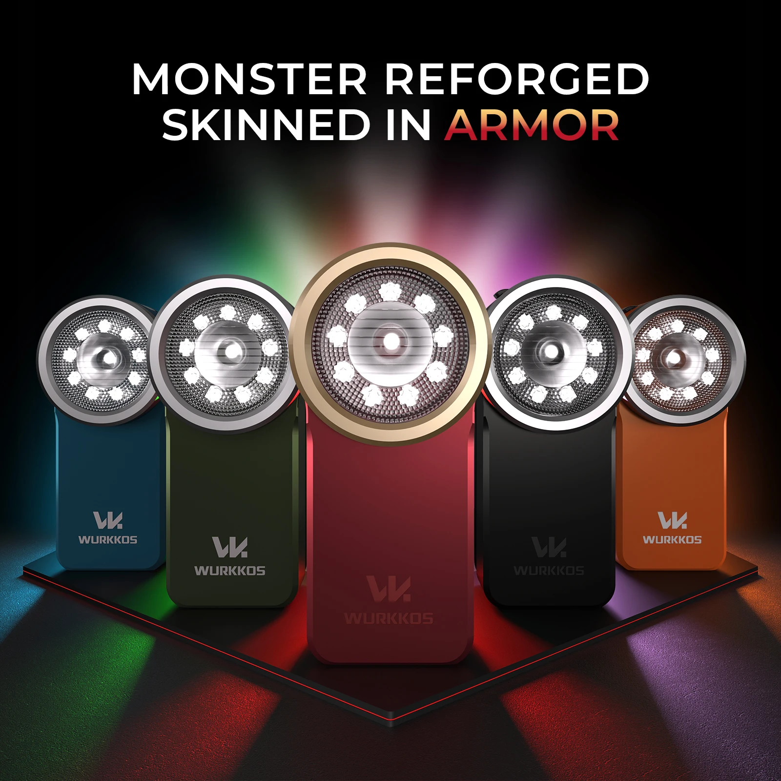 Wurkkos HD03 680LM Mini Clip de luz USB C linterna de bolsillo recargable foco/reflector portátil EDC RGB antorcha con imán