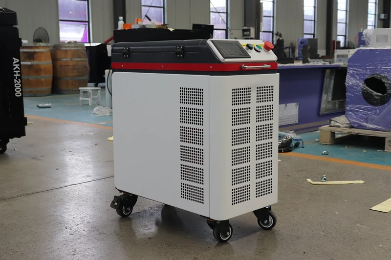 Maxcool 펄스 레이저 클리닝 산업용 녹 제거 기계, 페인트 오일 코팅 목재 벽 금속 포장 클리너