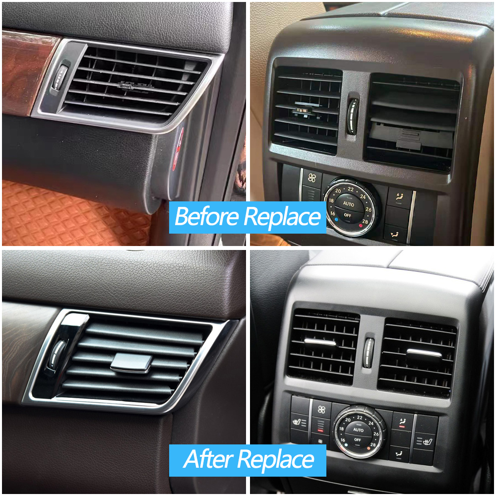 車のフロントリア AC エアベント出口タブクリップ修理キットメルセデスベンツ W166 W292 ML350 GL450 M ML GLE GLS