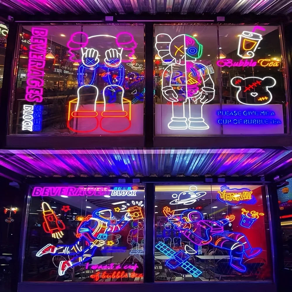 นีออน LED Strip Light Linear โคมไฟซิลิโคนชุด 5M 600 LEDs 12V กันน้ําเชือกหลอดเทปป้ายสําหรับตกแต่งสวนหน้าแรก