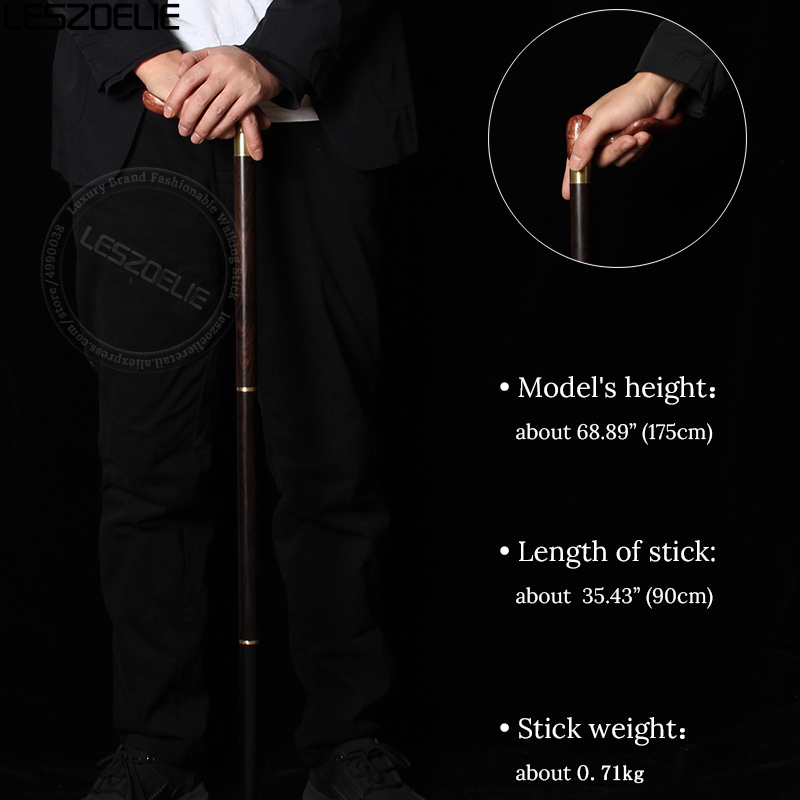 สําหรับซ้ายมือเรซิ่นหรูหราแอฟริกัน Rosewood เดิน Stick ผู้ชายแฟชั่น Canes ผู้หญิง Elegant Vintage Walking Sticks