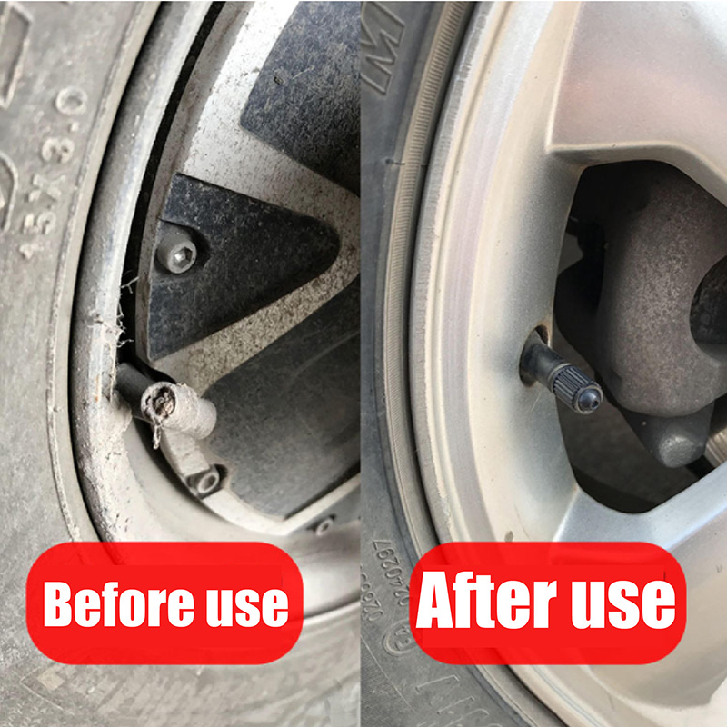 Tapas de válvula de neumático de coche, tapas de válvulas de neumáticos de motocicleta y bicicleta, tapas antipolvo de plástico negro, tapas de válvula de rueda de neumático de bicicleta, accesorios para automóviles