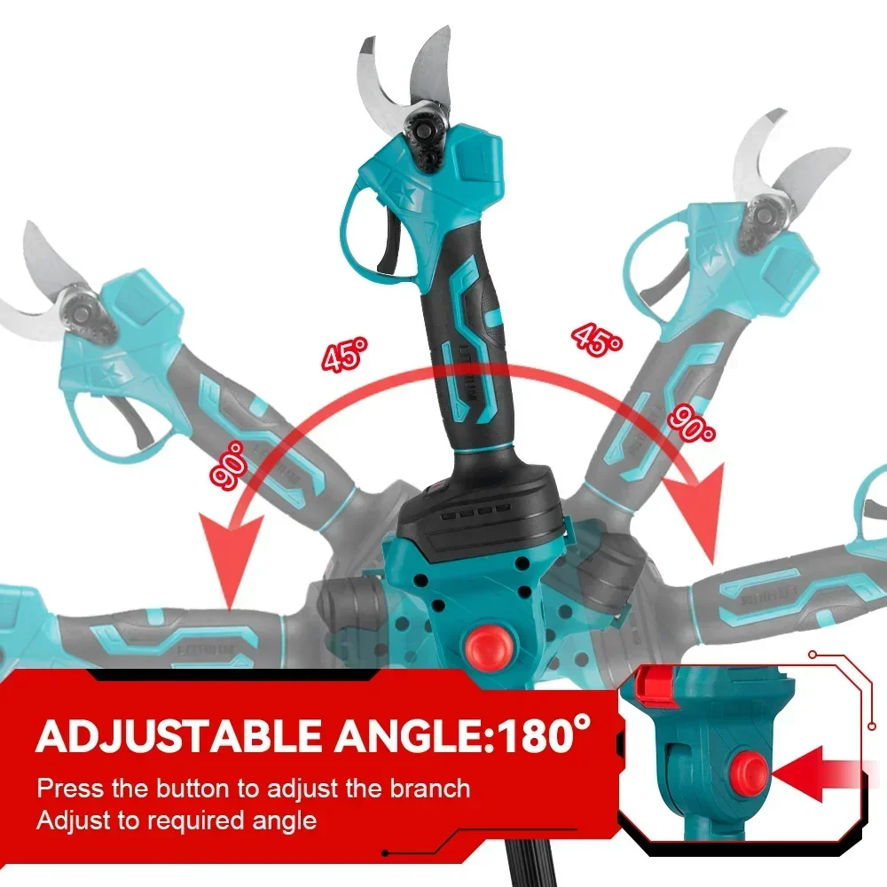 Brushless 3500W Electric Chainsaw Telescoping Pole 3 IN 1 Pruner High Branch Saw Garden Tree Pruning Tool For 21V 18V Battery